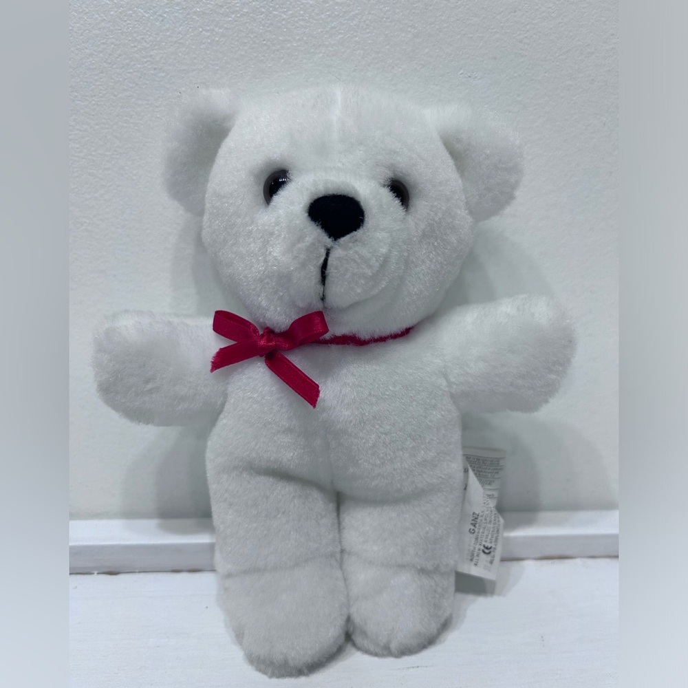 Ganz‎ White Christmas Bag Bear 1991